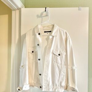 Ksubi White Denim Jacket